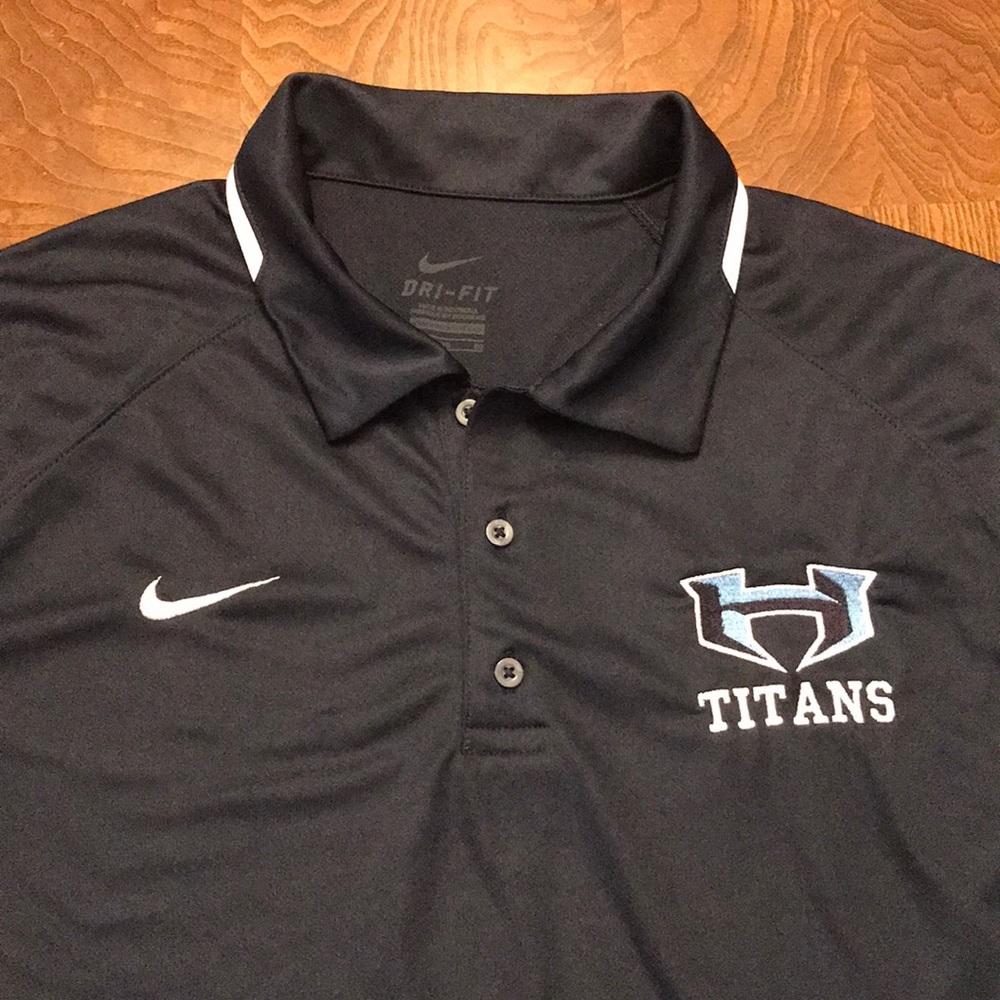 Nike Dry-Fit shirt XL Dark blue and white
